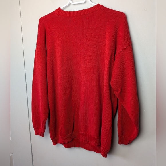 VINTAGE Santoria Grand Ma Christmas Sweater Size M Made In Hong Kong - Picture 6 of 9